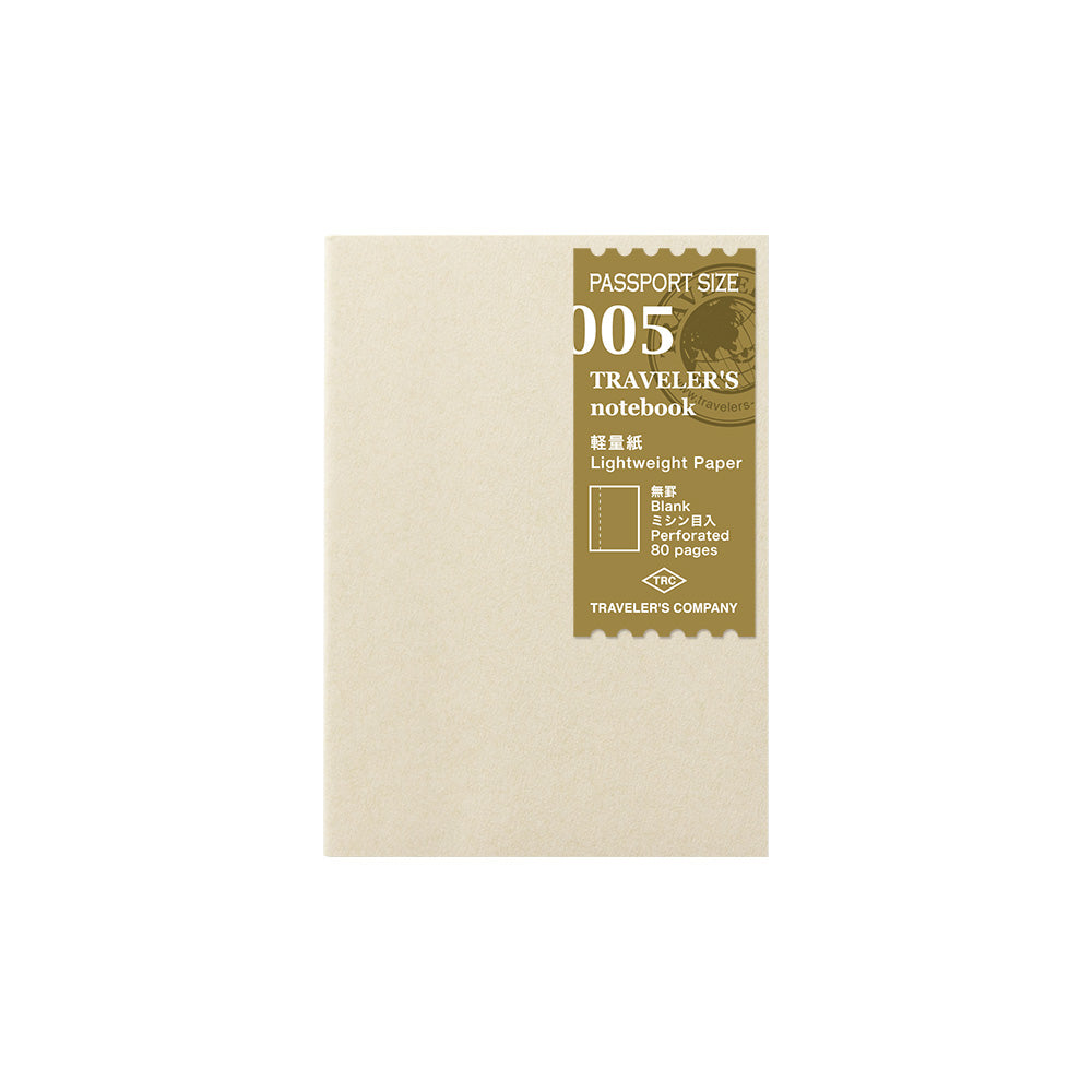 Traveler's Notebook Company - Passport Size Thin Paper Inserts Refills (005)
