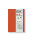 Travelers Notebook - 2026 Calendar, Monthly passport size
