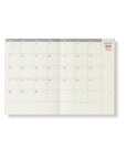 Travelers Notebook - 2026 Calendar, Monthly passport size