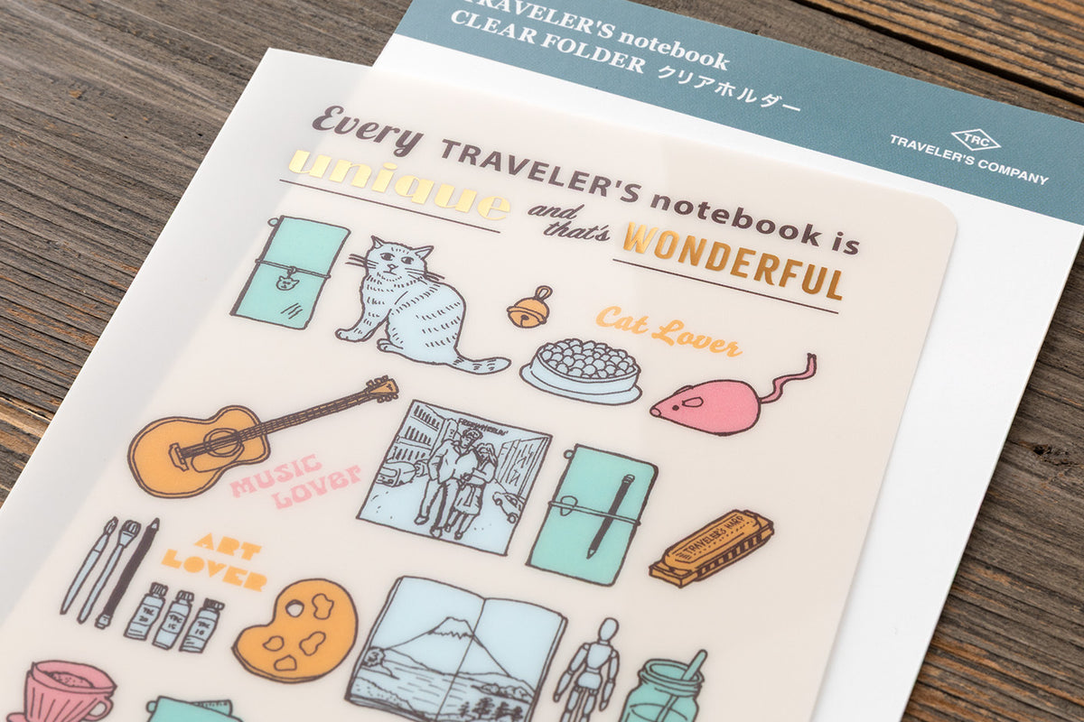 Traveler's Notebook Company - Clear Folder regular size 2027