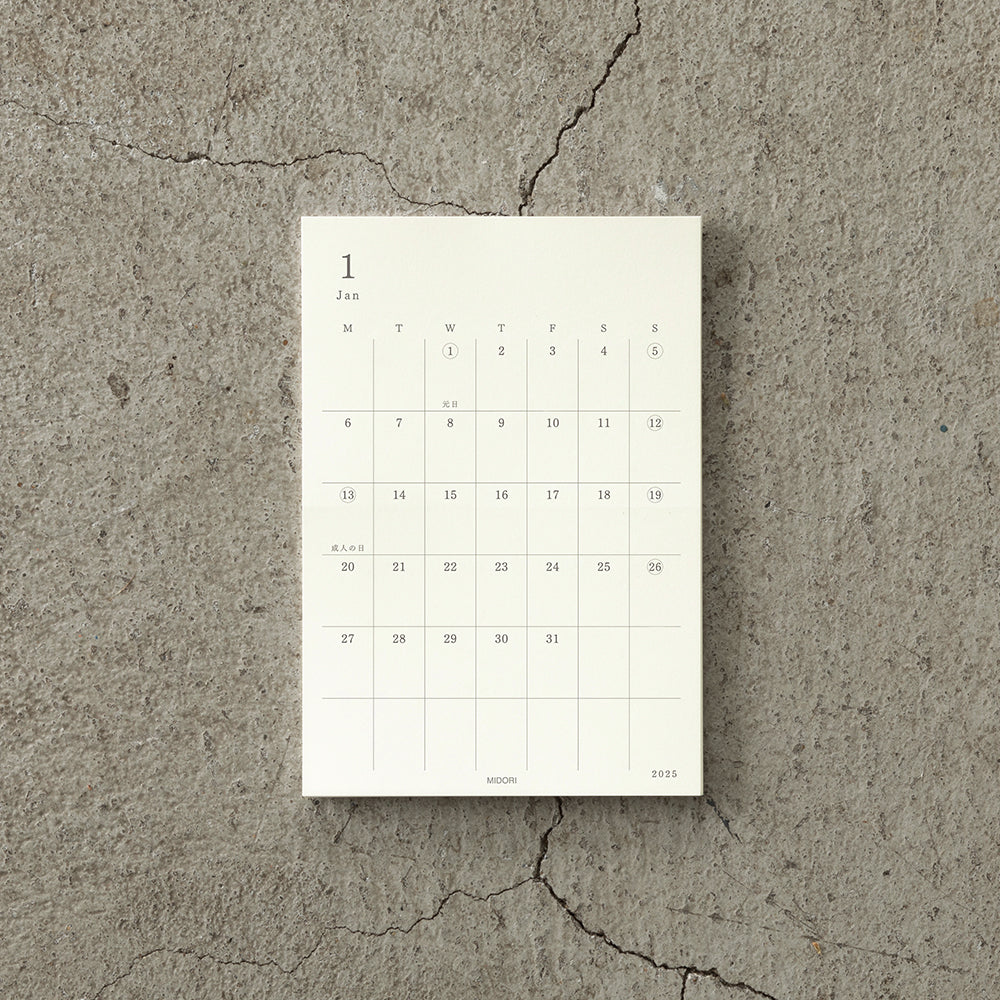 Midori MD Diary Sticker S 2024
