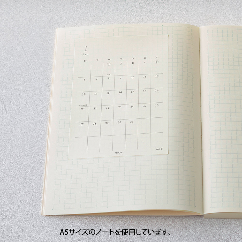 Midori - Diary Sticker S 2026