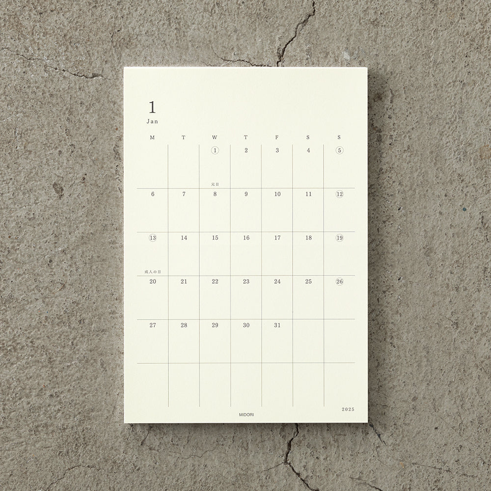 Midori MD Diary Stickers 2024