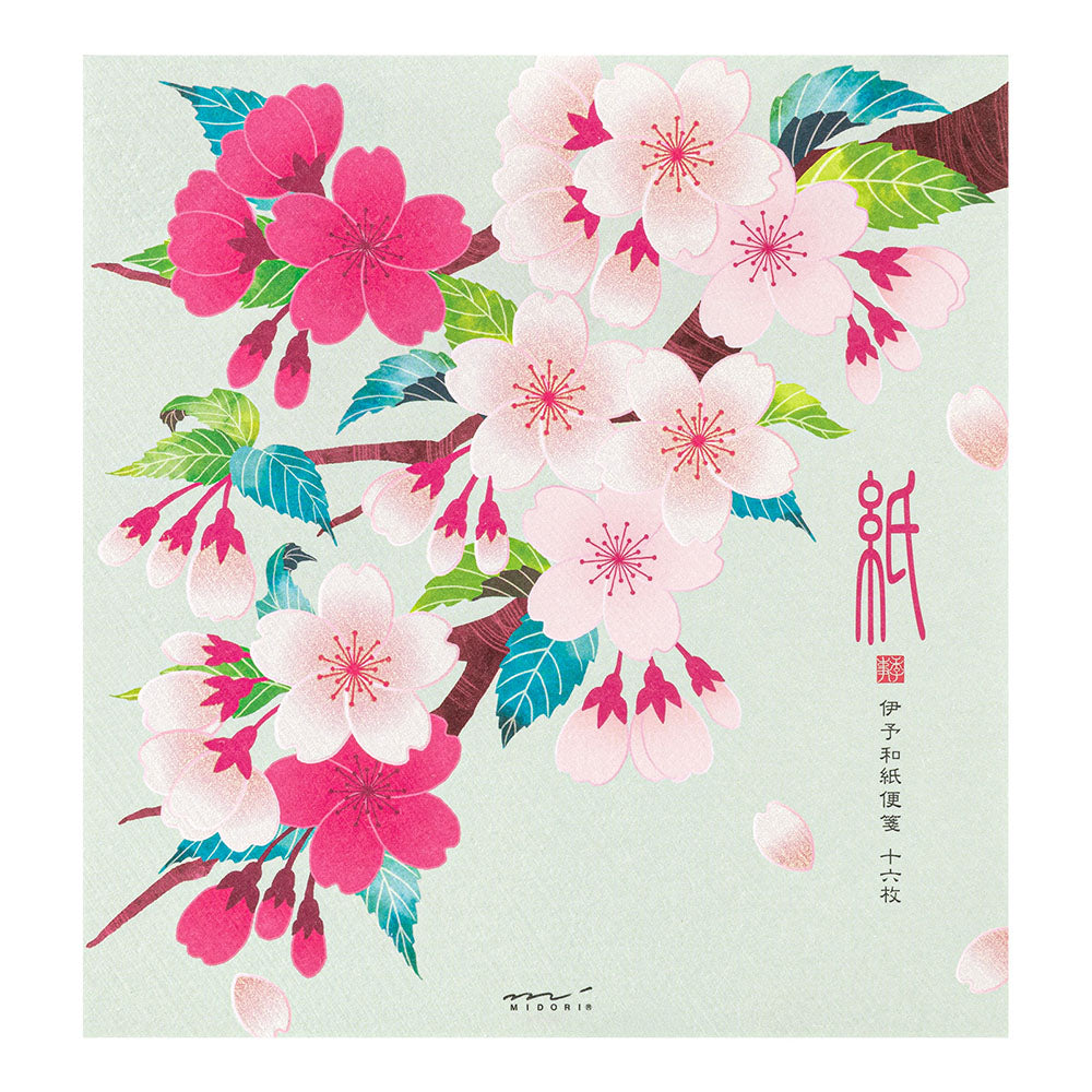 Midori - Seasonal Paper Briefpapier Edition Spring - Cherry Blossom