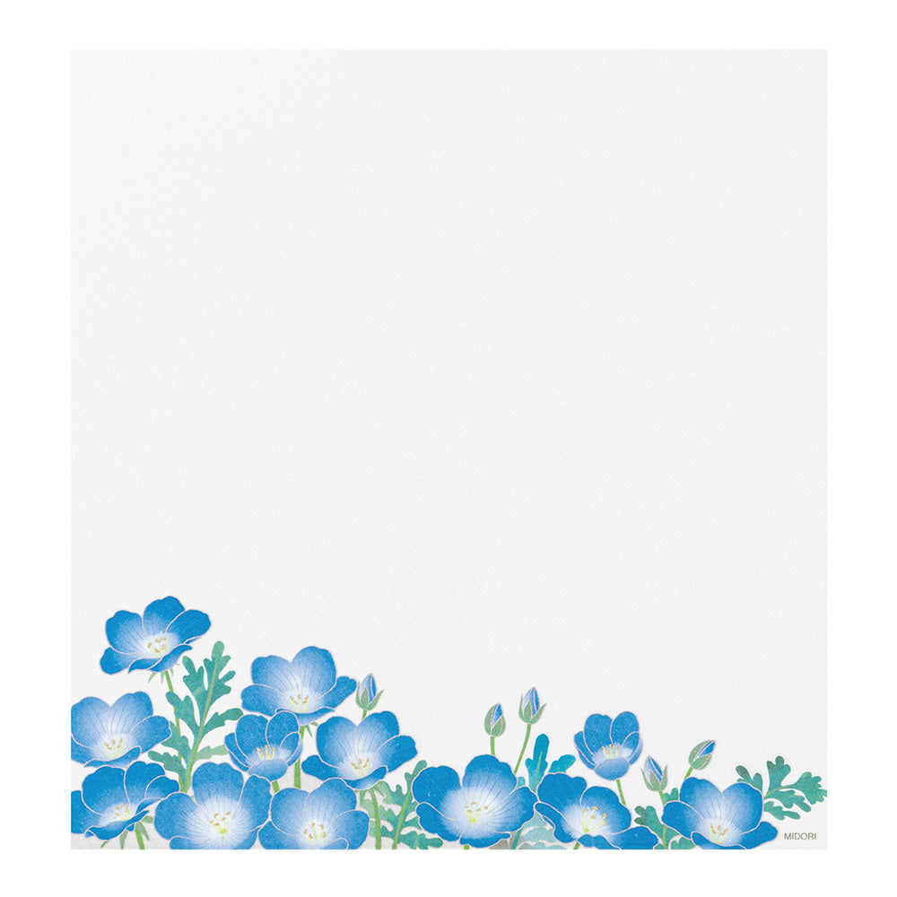 Midori - Seasonal Paper Briefpapier Edition Spring - Nemophilia