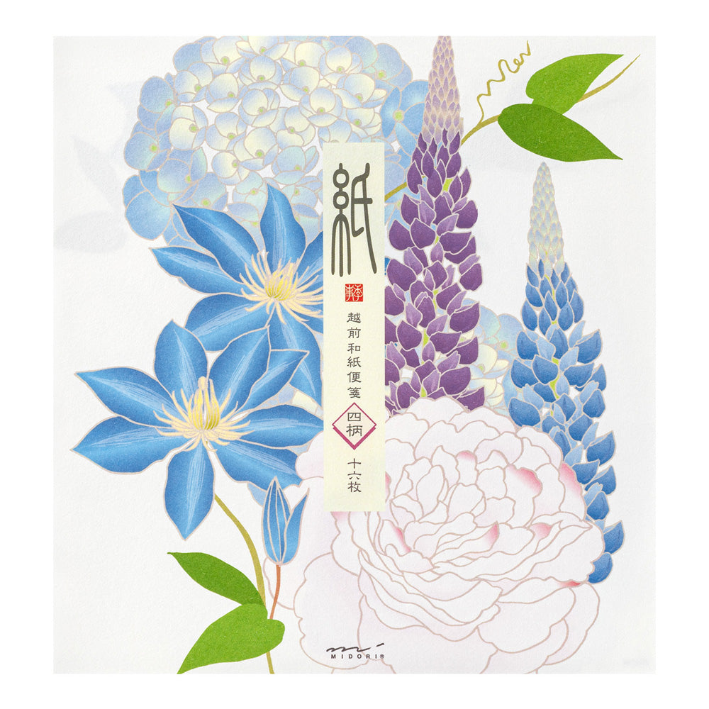 Midori - Seasonal Paper Briefpapier Edition Spring - Sommerblumen
