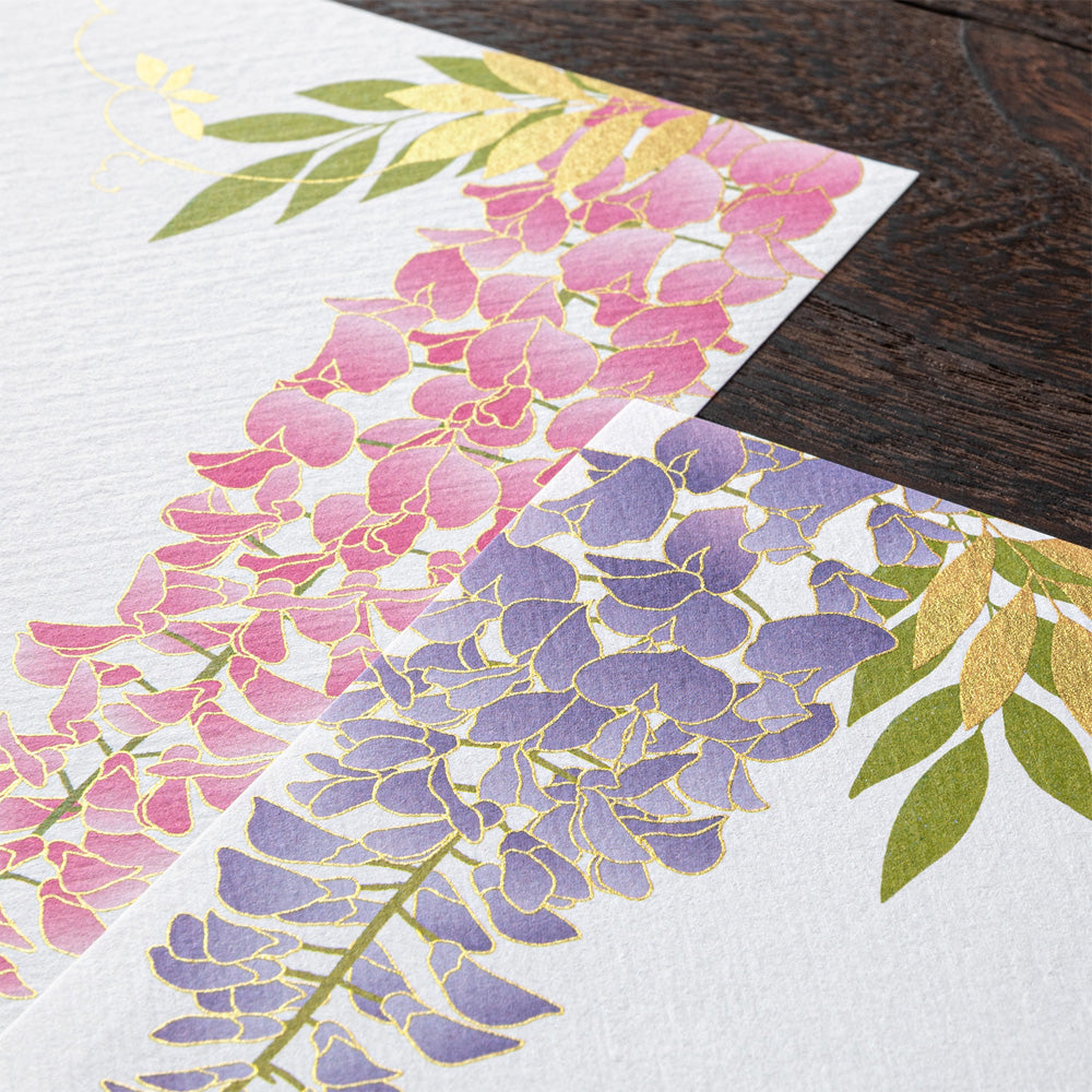 Midori - Seasonal Paper Briefpapier Edition Spring - Wisteria