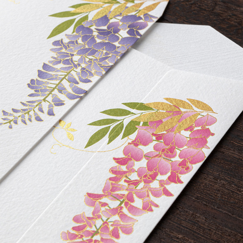 Midori - Seasonal Paper Briefumschlag Edition Summer - Wisteria