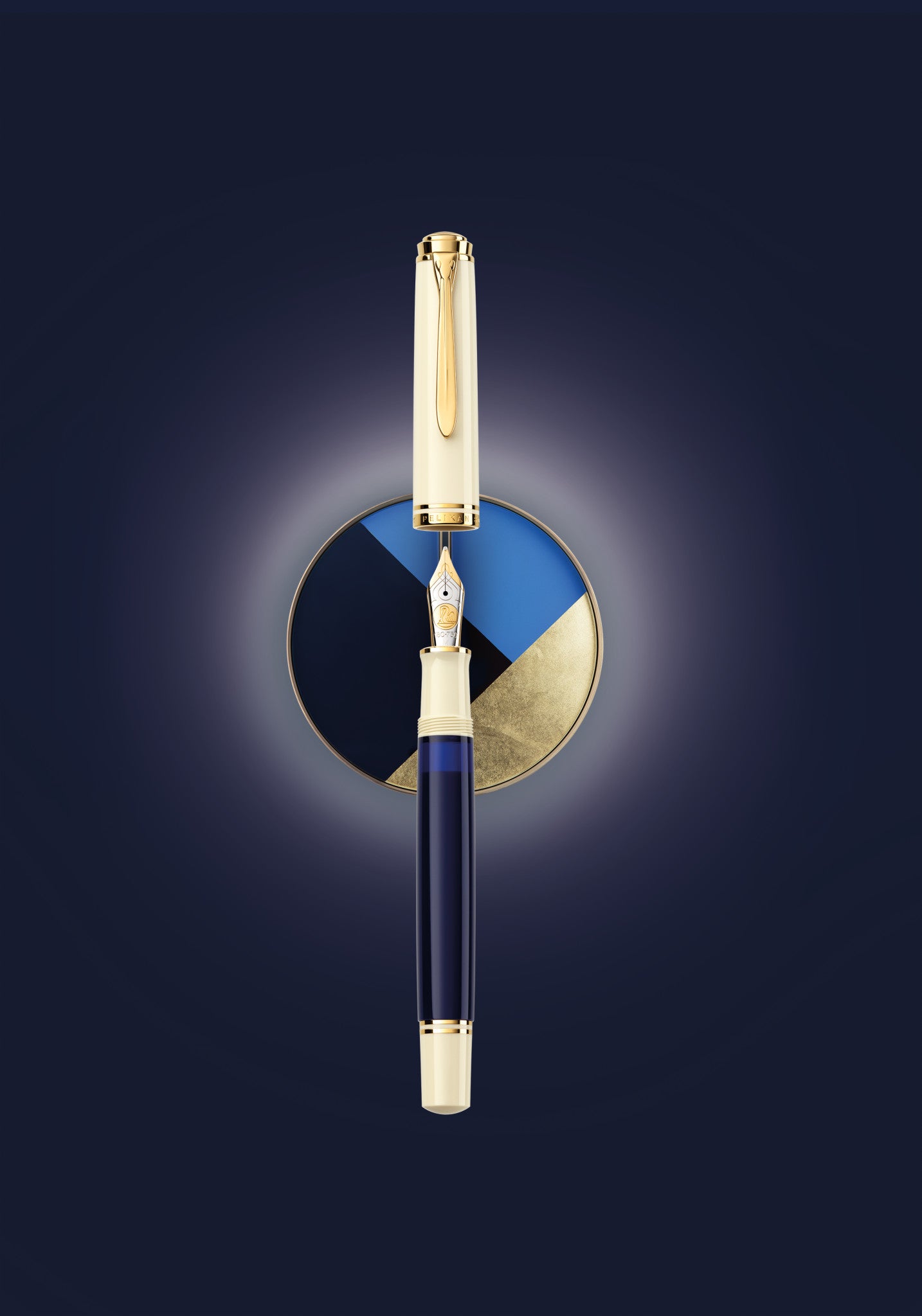 Pelikan Füllhalter Souverän M800 Cream Blue