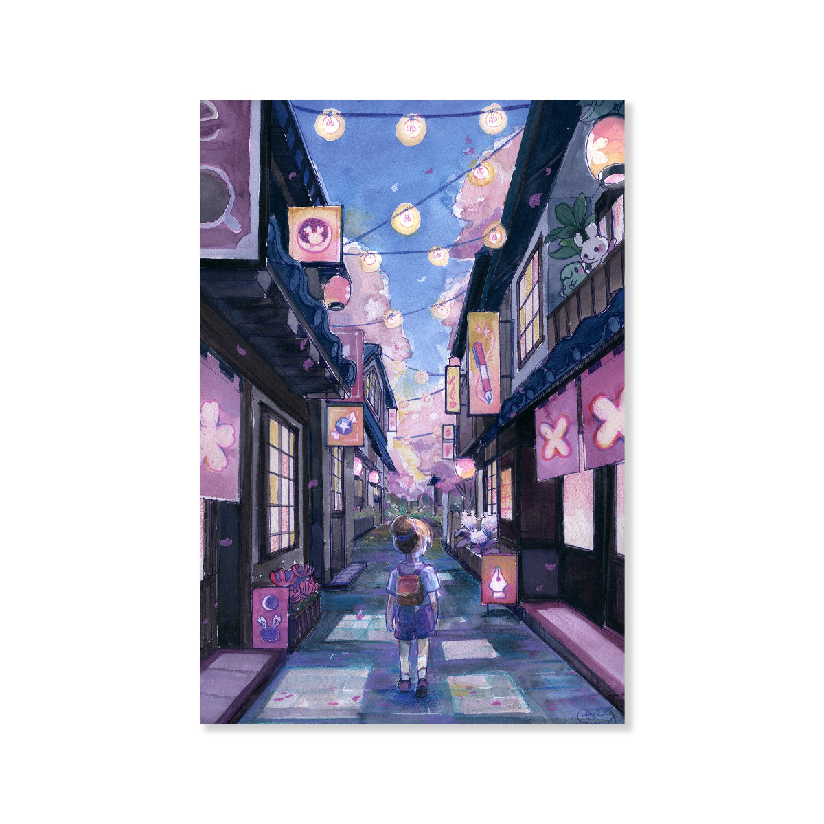 Esterbrook Sakura Street Postkarten Set