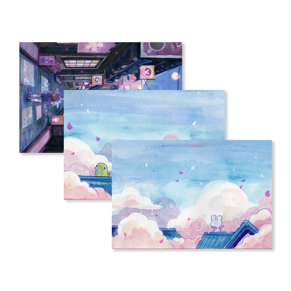 Esterbrook Sakura Street Postkarten Set