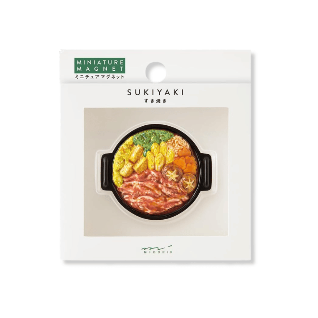 Midori - miniature magnet Sukiyaki