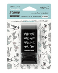 Midori - Paintable rotary stamp, flowers
