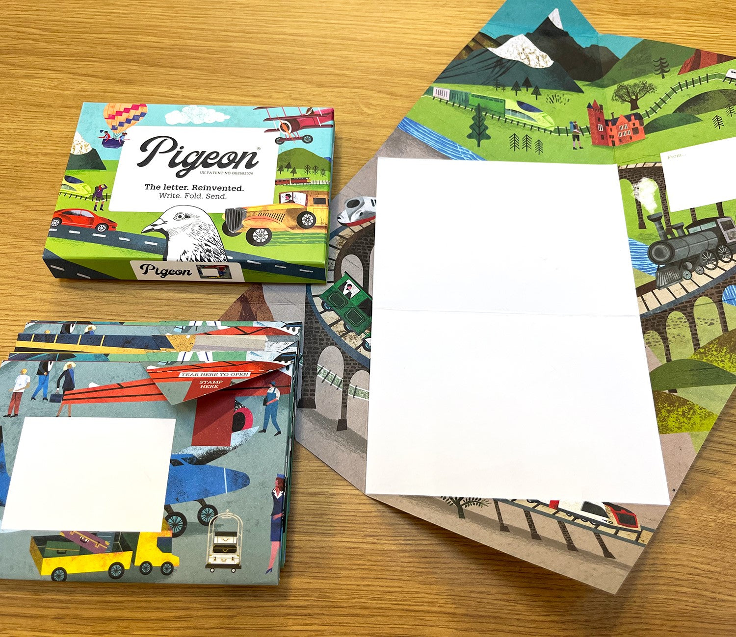 Pigeon - Hop on Board letter set