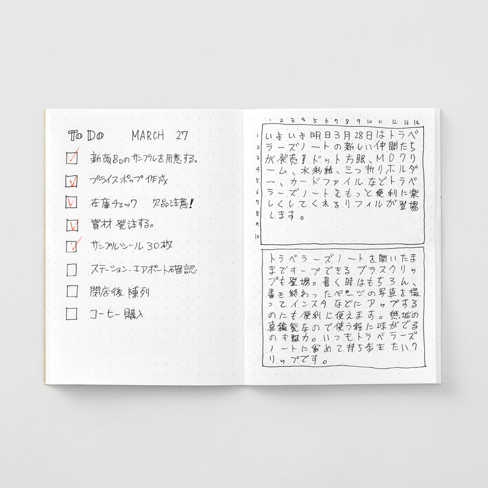 Traveler's Notebook Company - Passport - Einlagen dotted (014)