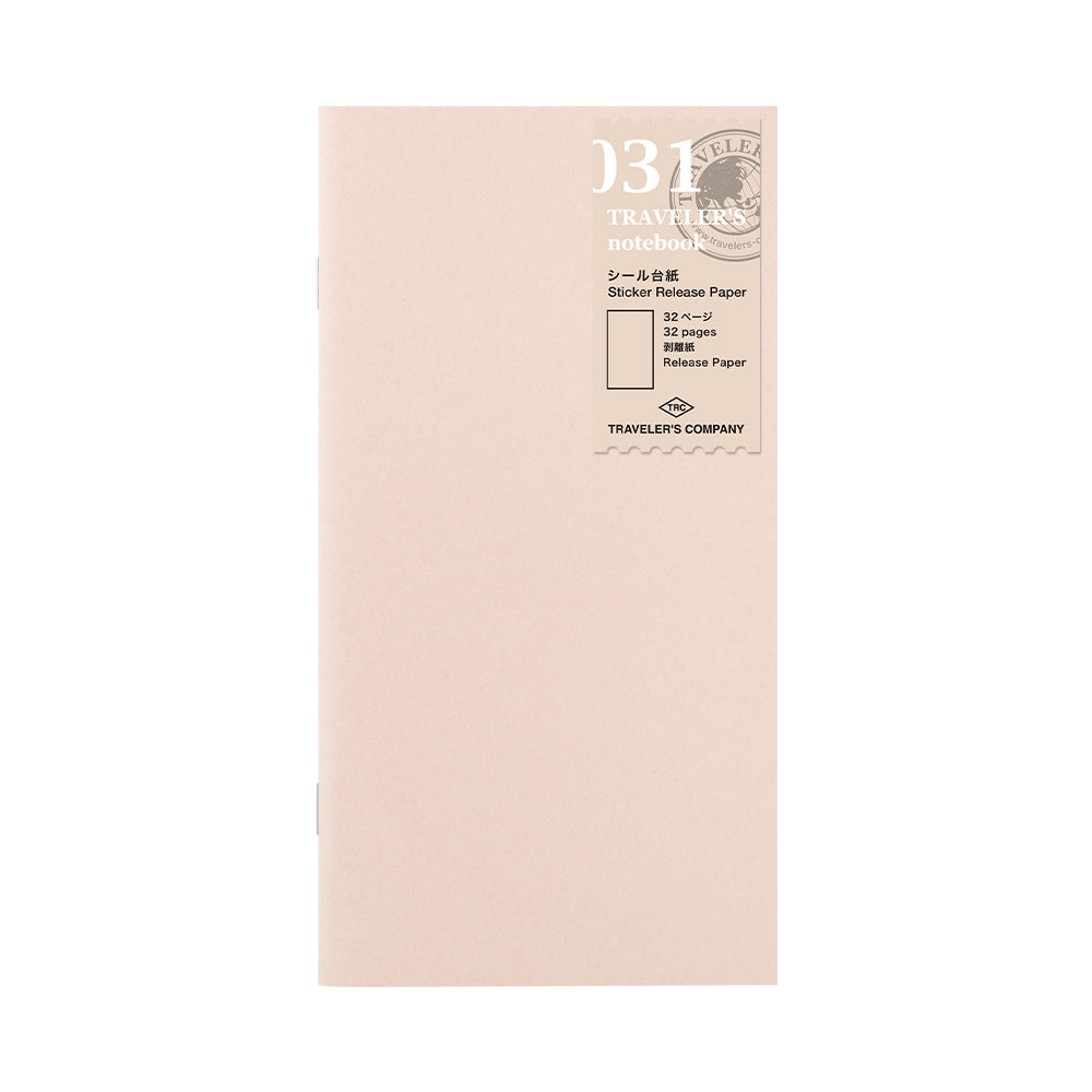 Traveler's Notebook Company - Sticker Release Paper (031)