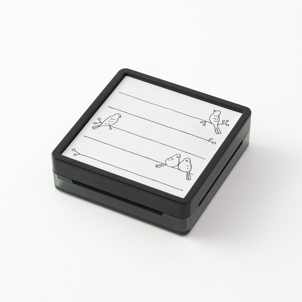 Midori - Bemalbarer Stempel, Vogel