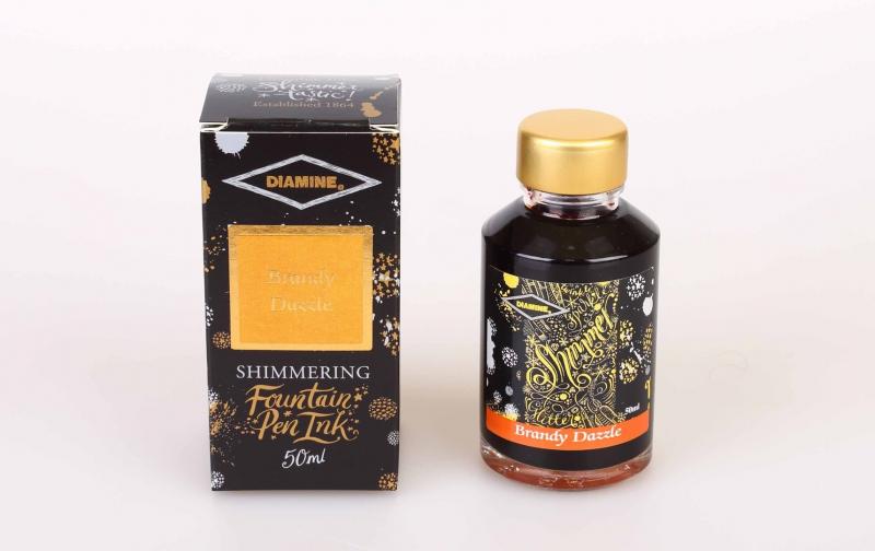 Diamine Shimmering Ink - Brandy Dazzle, 50ml