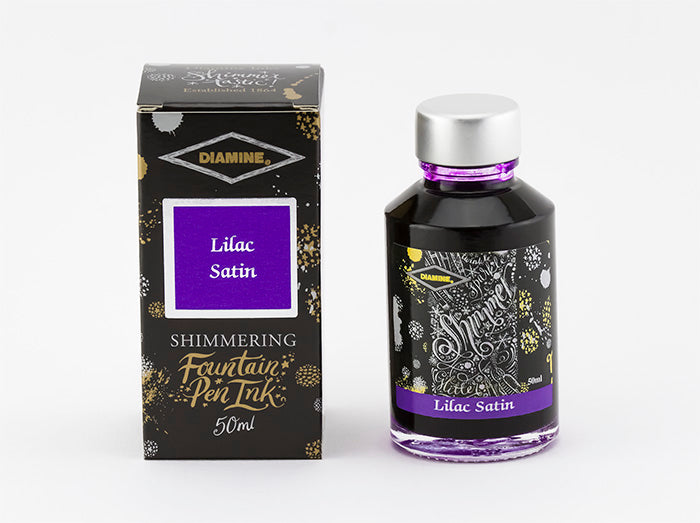 Diamine Shimmering Ink - Lilac Satin, 50ml