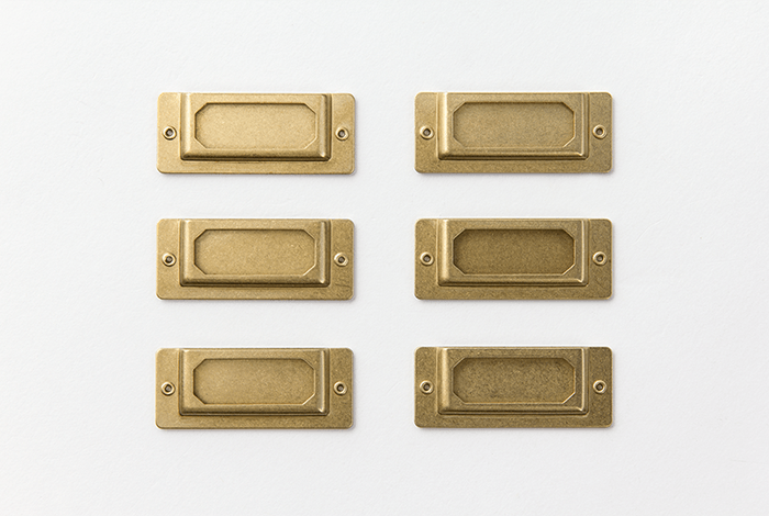 Traveler's Notebook Company - Messing Platten