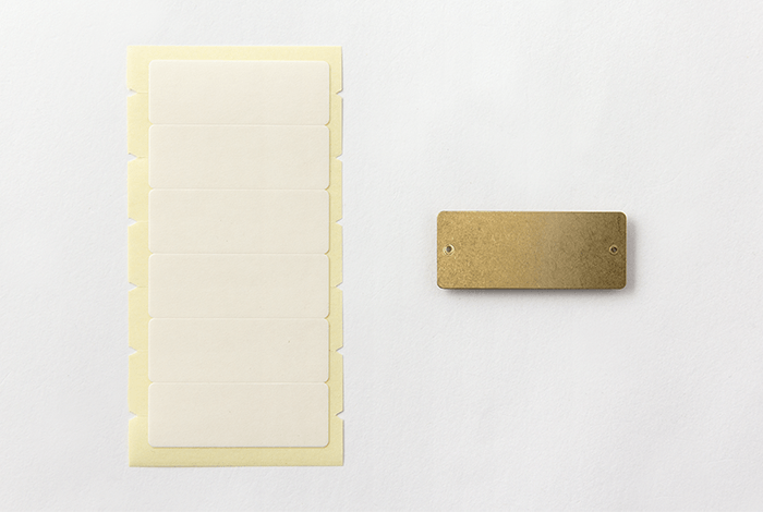 Traveler's Notebook Company - Messing Platten