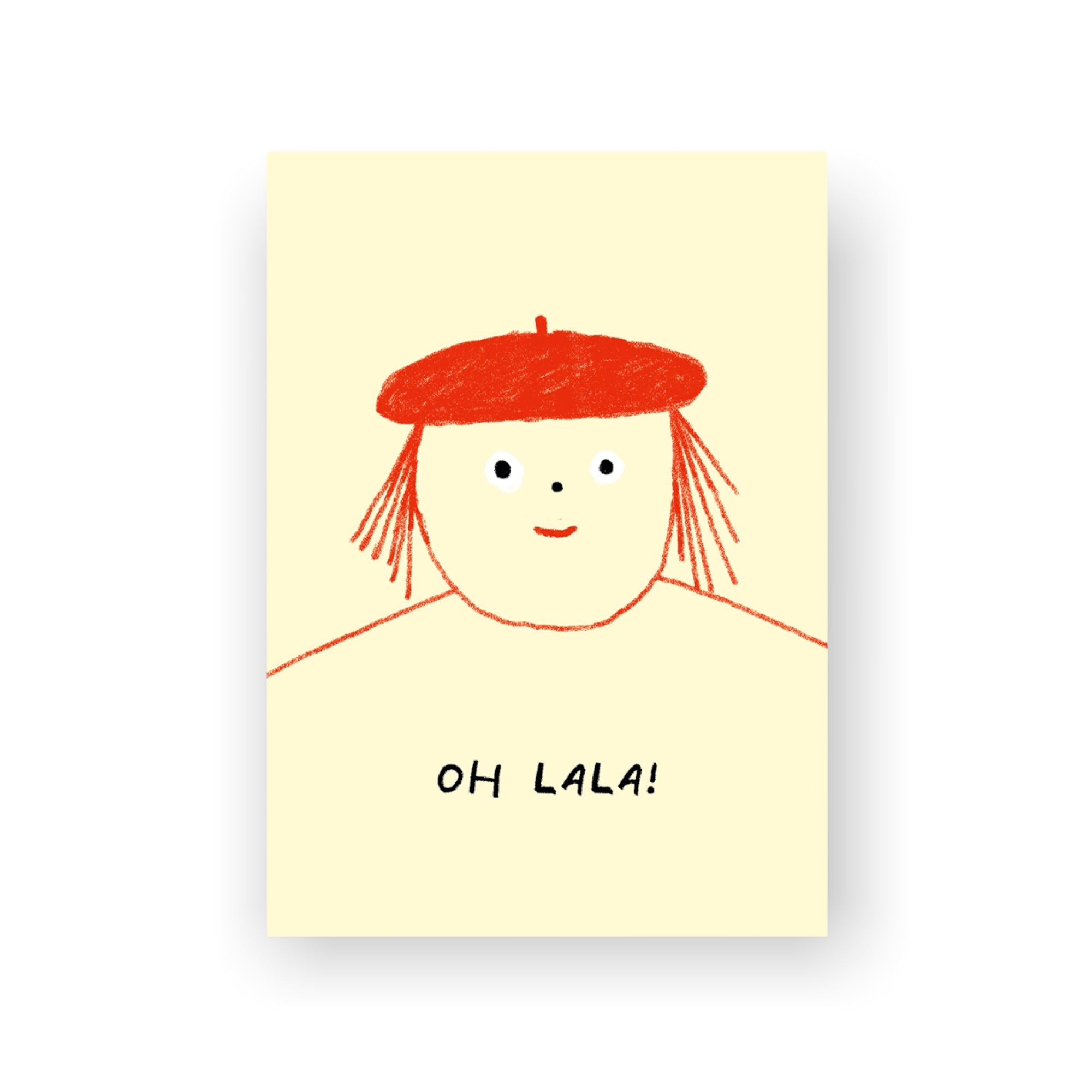 Postcard Oh lala