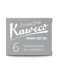 Kaweco Tintenpatronen, 6 Stück Smokey Grey