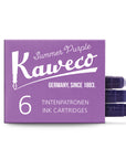 Kaweco ink cartridges, 6 pieces Summer Purple