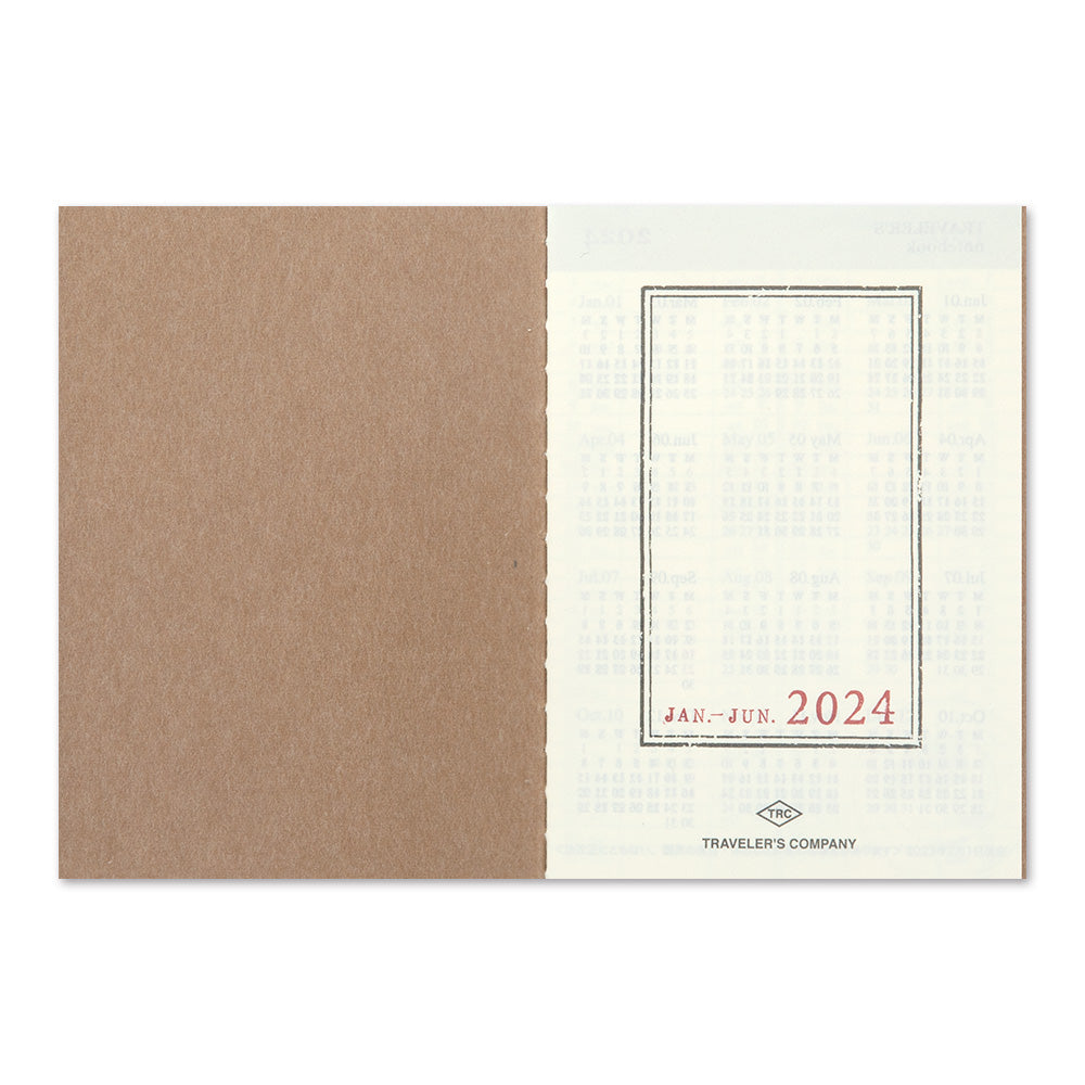 Traveler&#39;s Notebook Company - Passport - 2024 Kalender Weekly