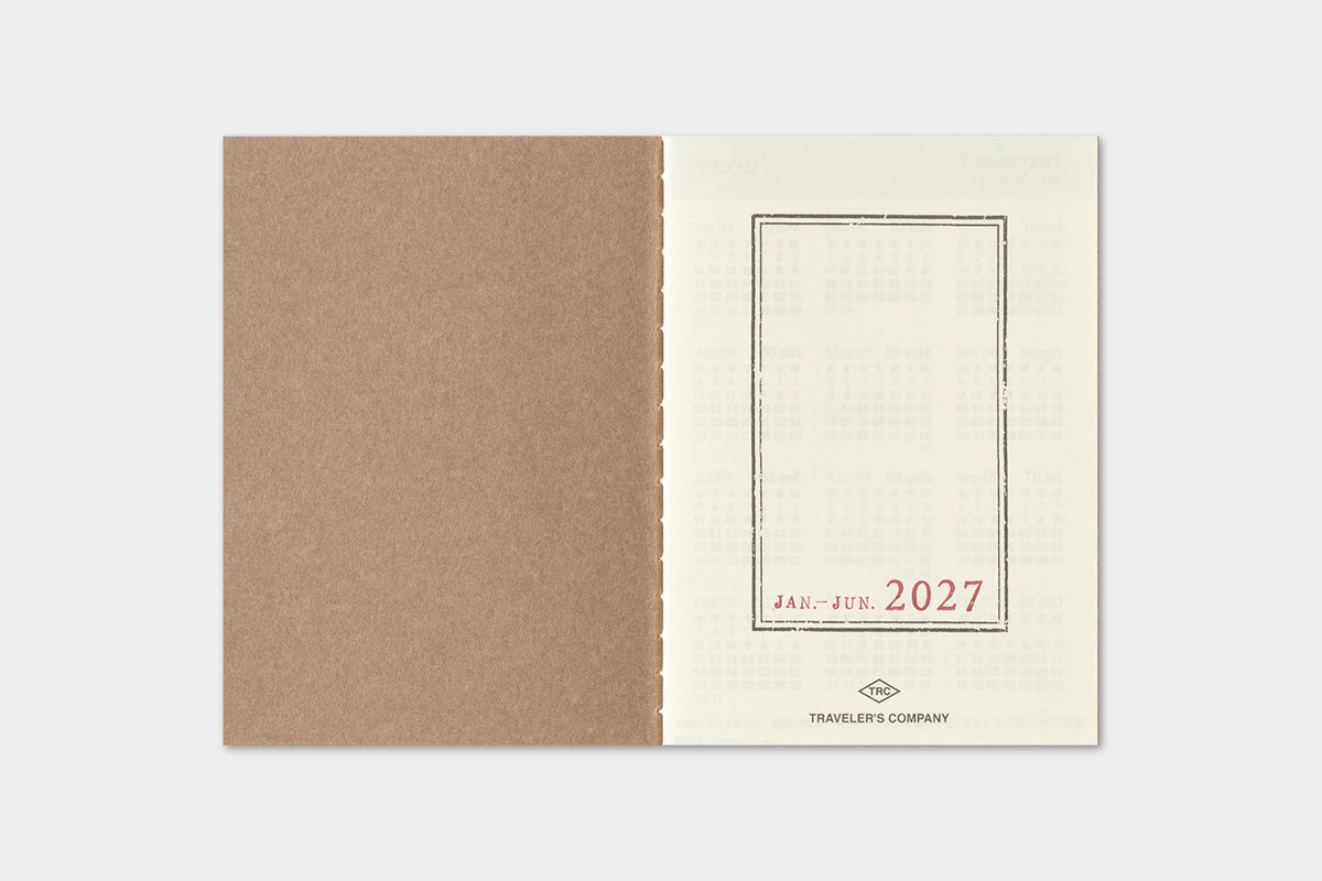 Traveler's Notebook Company - Passport - 2027 Kalender Weekly