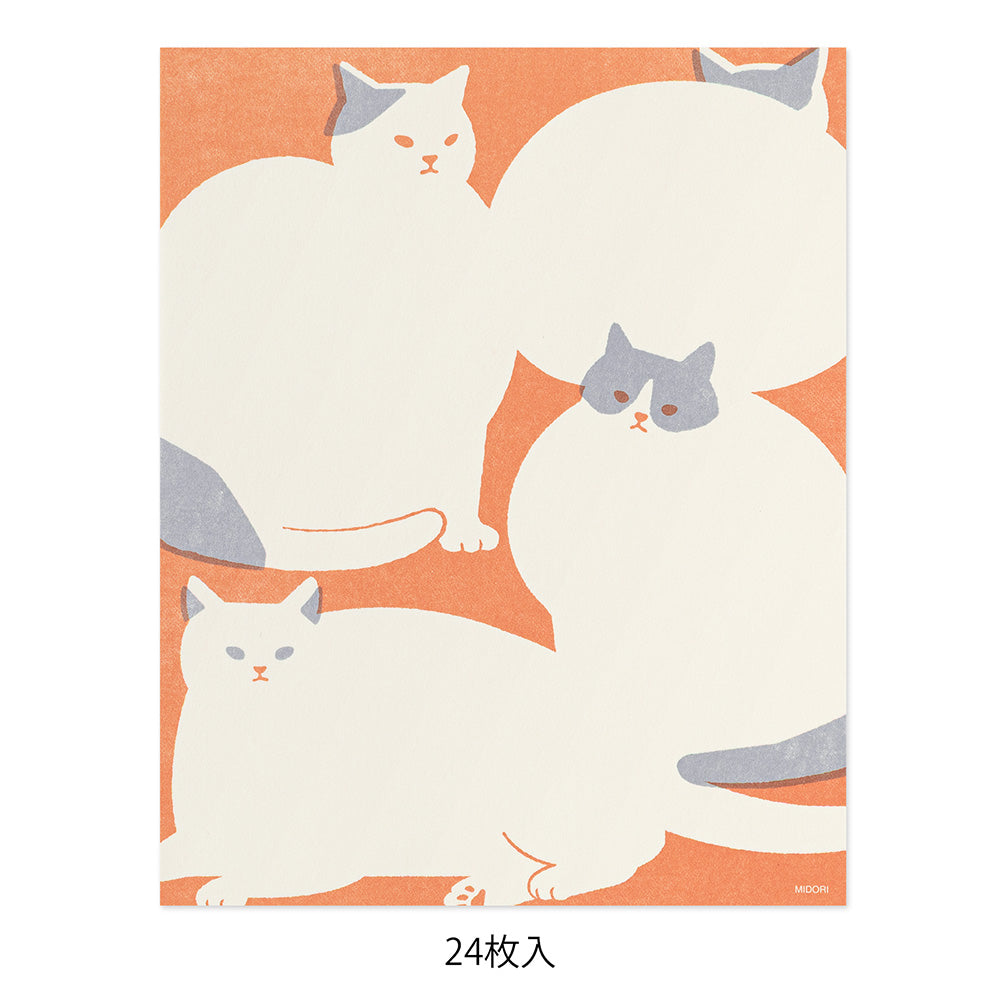 Midori - Briefpapier, Katze