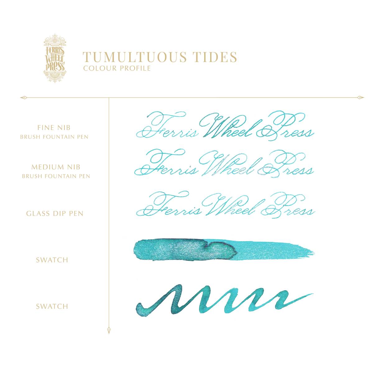 Ferris Wheel Press - Ferritales Ink - Tumultuous Tides, 20 ml
