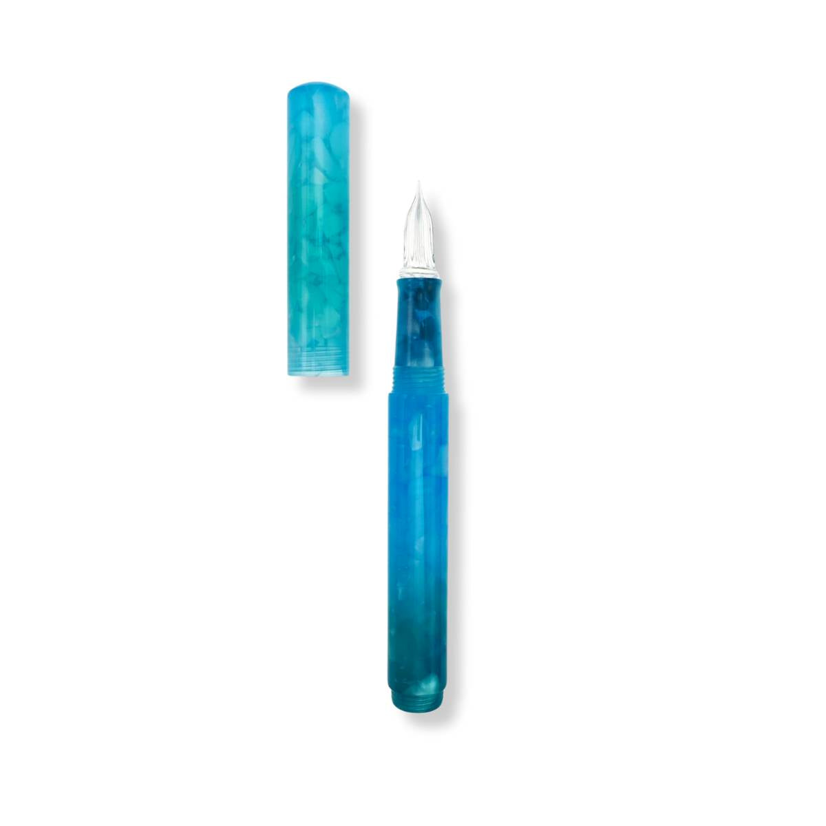 Teranishi Glasfeder-Stift, jelly blue