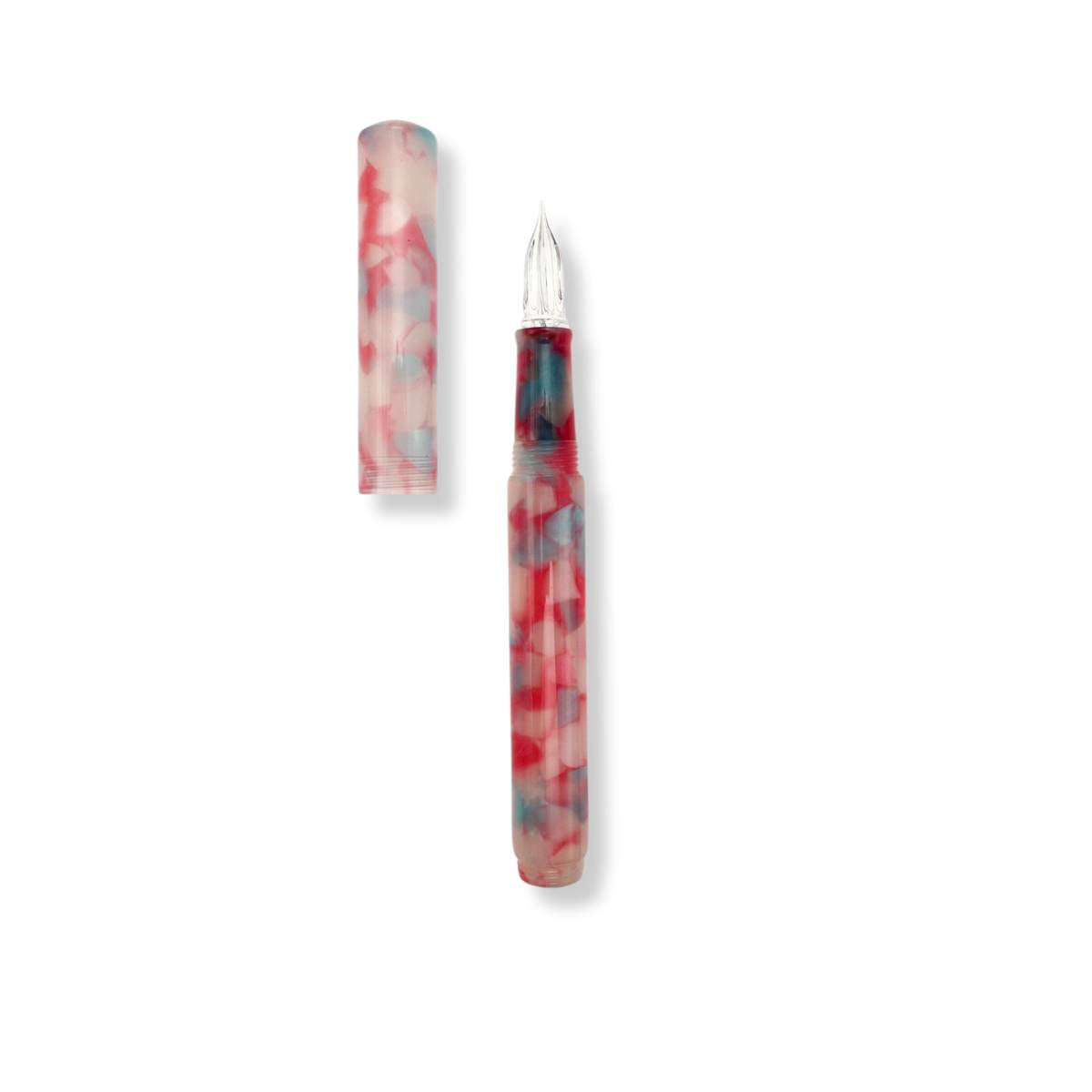 Teranishi Glasfeder-Stift, jelly red