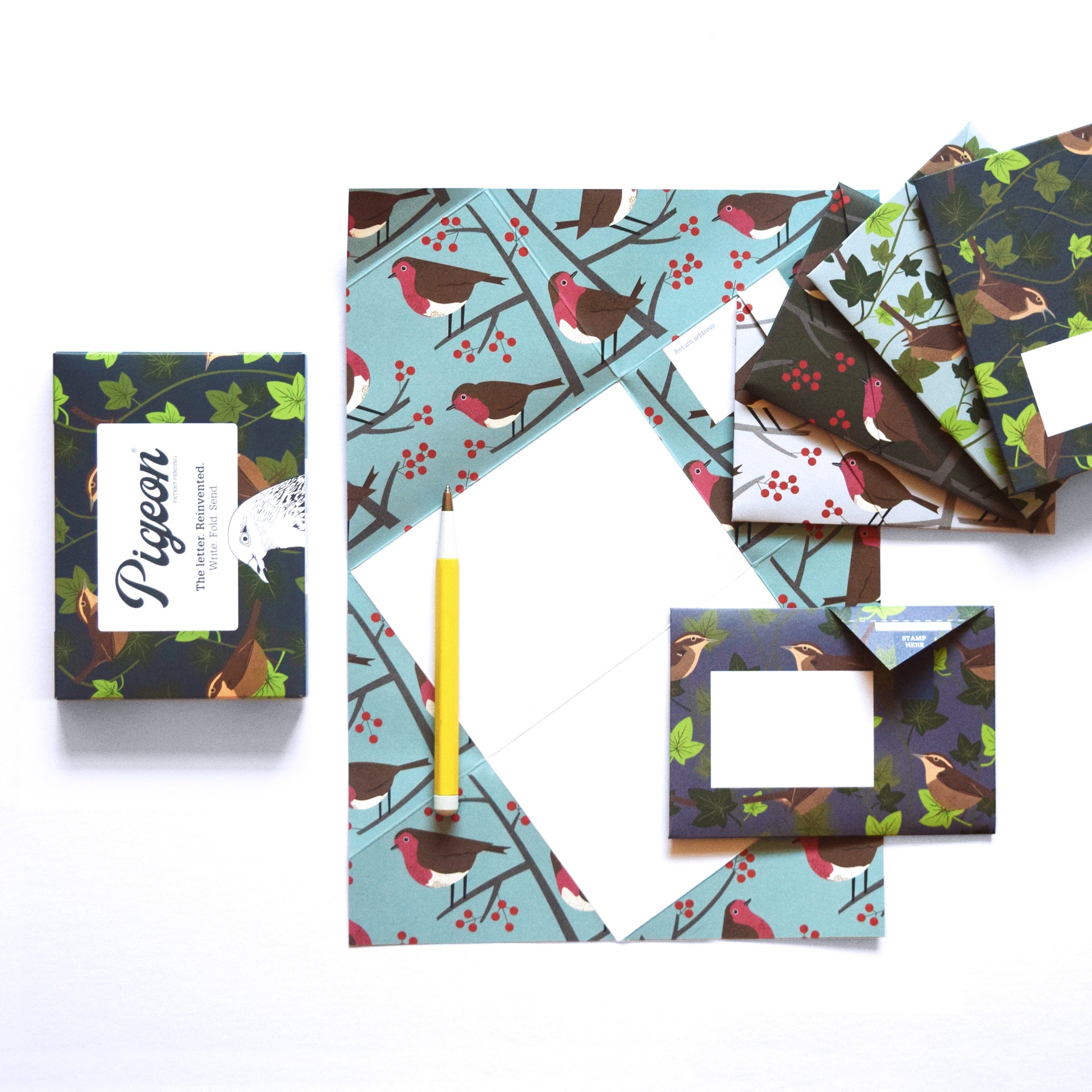 Pigeon - Robin and Wren letter set