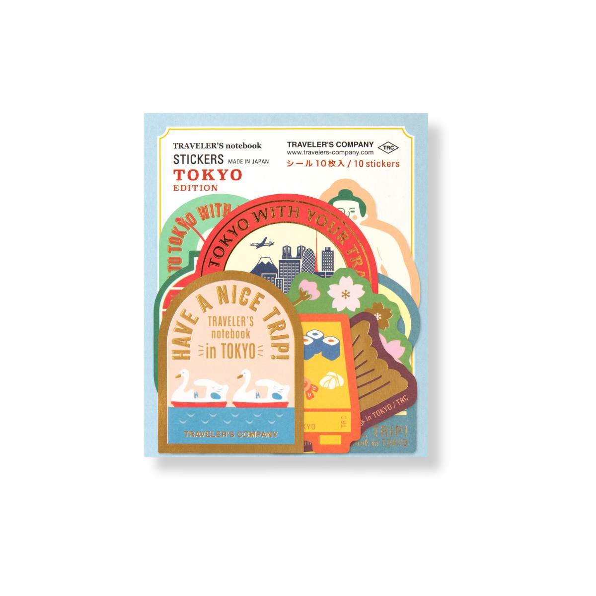 Traveler&#39;s Notebook Tokyo edition - Sticker Set