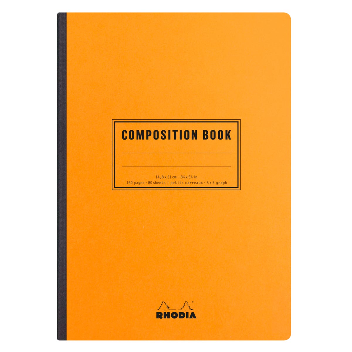 Rhodia - Composition Book A5 kariert, orange