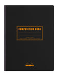 Rhodia - Composition Book B5 kariert, schwarz