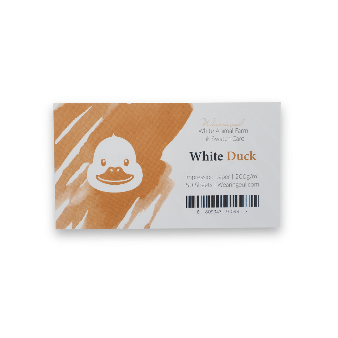 Wearingeul - Tintenswatch-Karten Duck