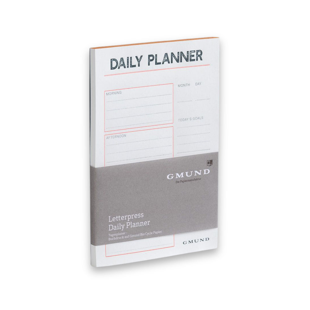 Gmund - Letterpress Daily Planer