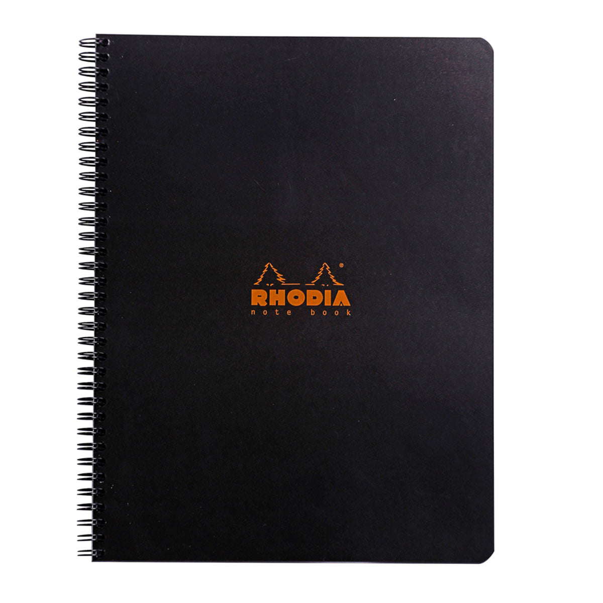 Rhodia - Notizbuch mit Doppelspirale A4+ liniert, schwarz