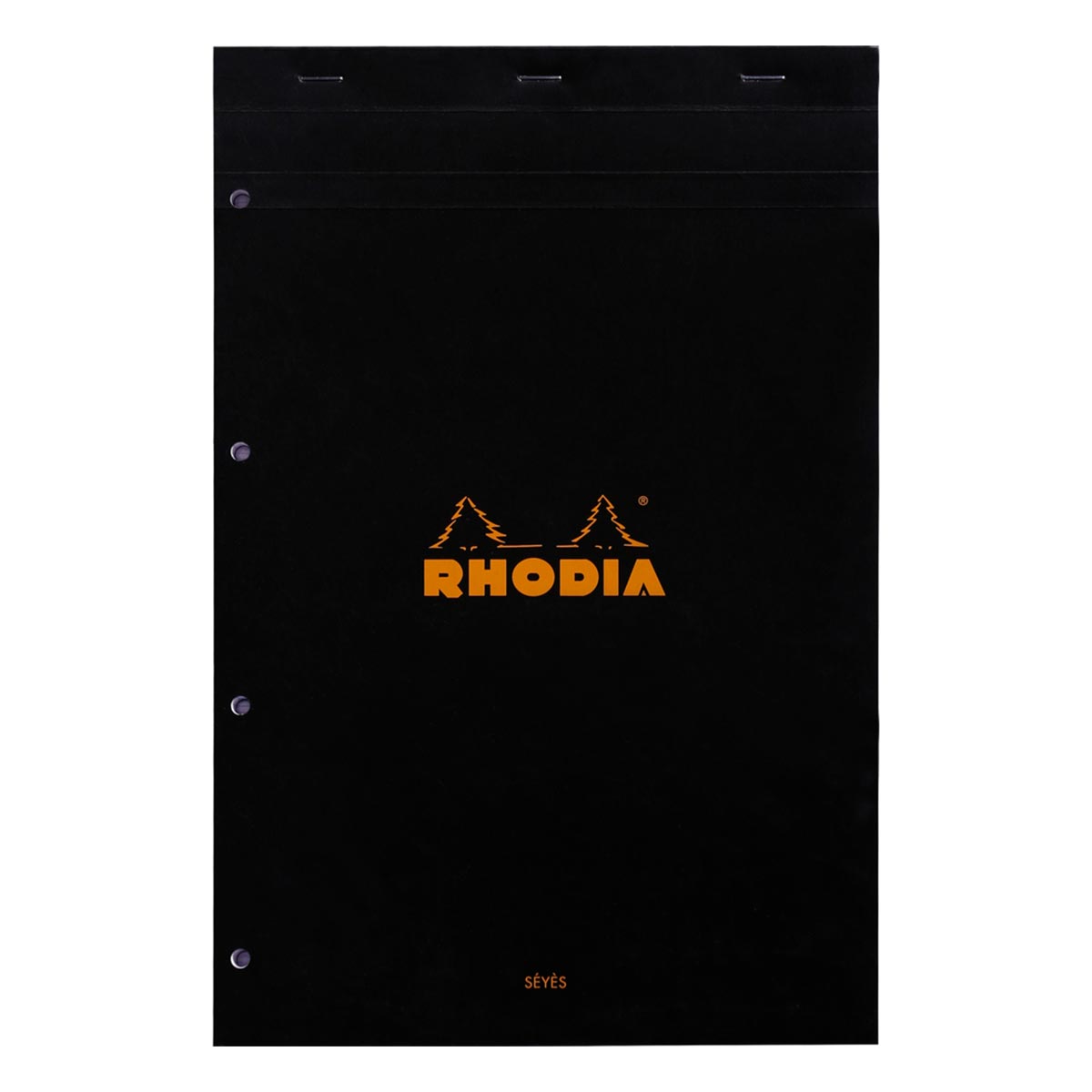 Rhodia - Notizblock A4+ No. 20 Seyes, schwarz