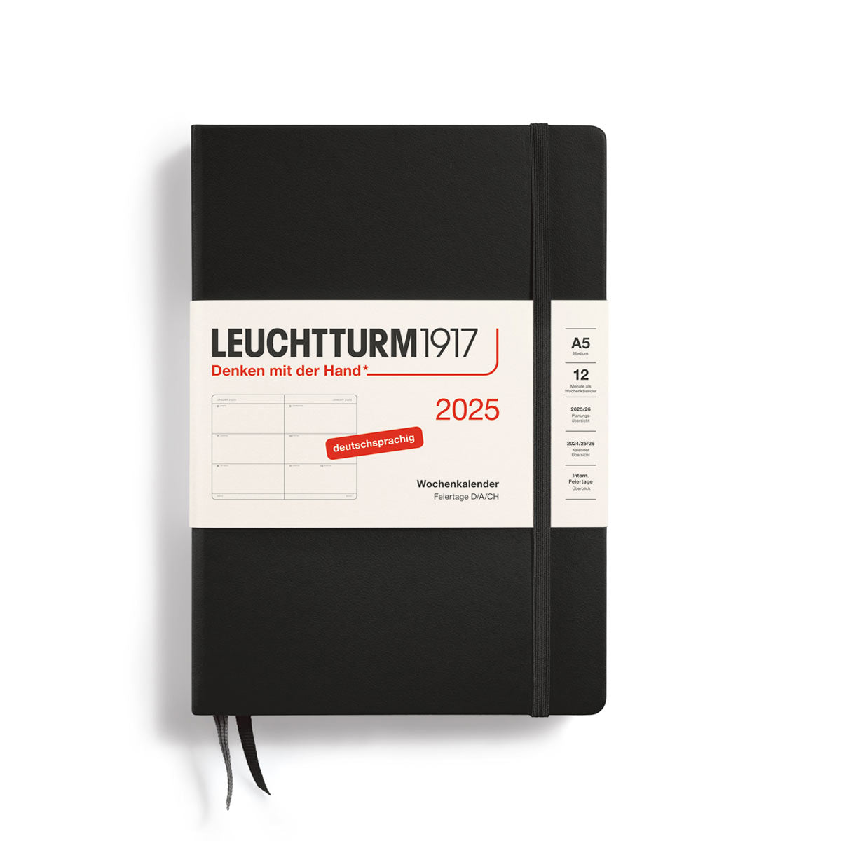 Leuchtturm1917 - Weekly Calendar 2025 - Papier & Stift Leuchtturm1917 - Weekly Calendar 2025 - Papier & Stift