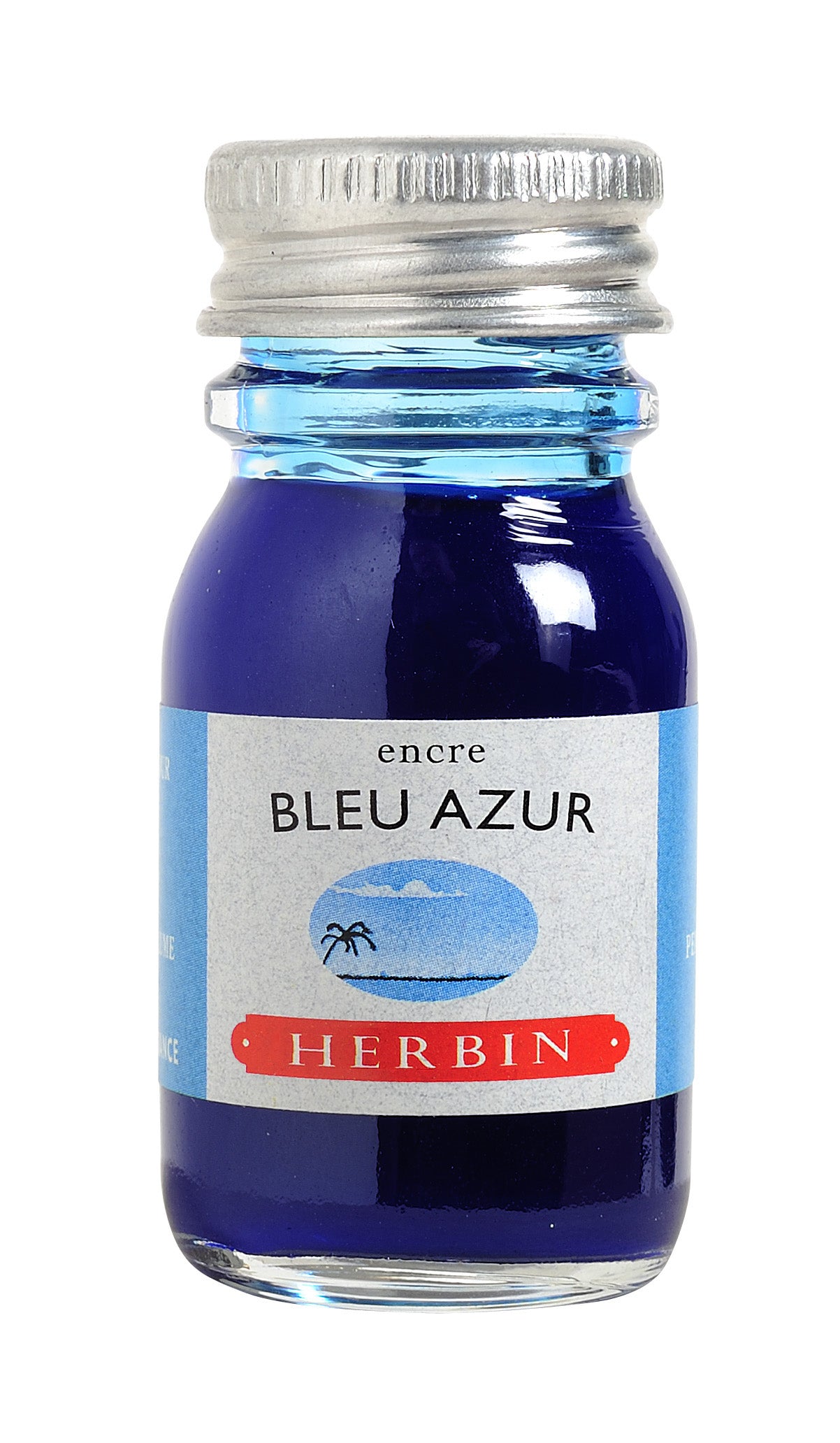 Herbin Tintenflakon Azurblau 10 ml / bleu azur
