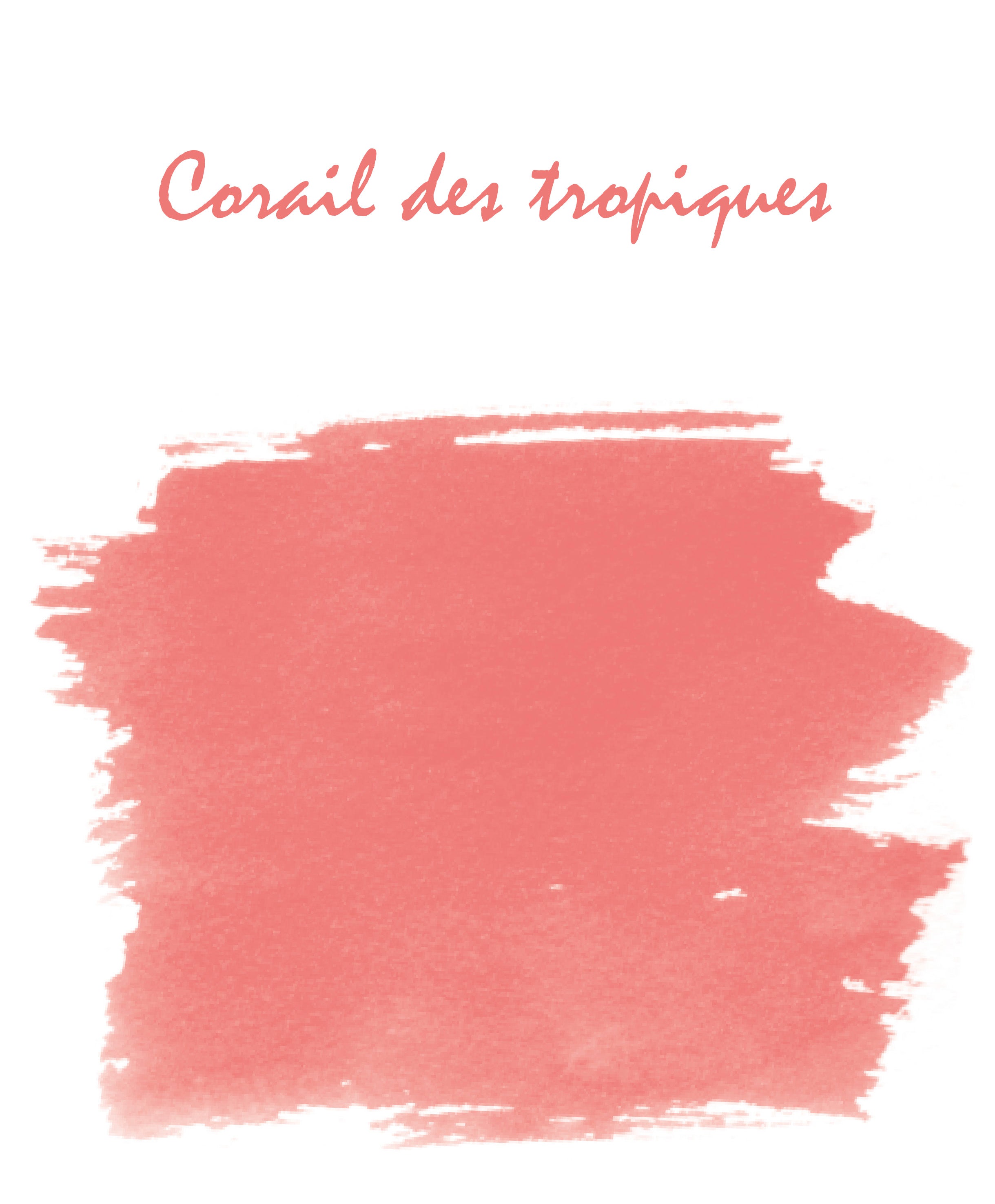 Swatch von Corail des Tropiques by Herbin.