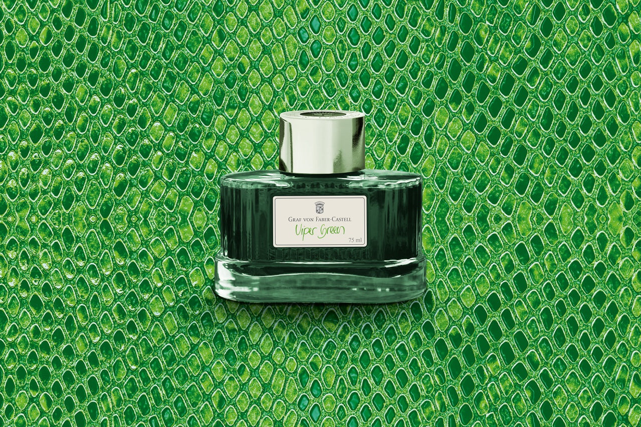 Tintenglas Cognac Viper Green