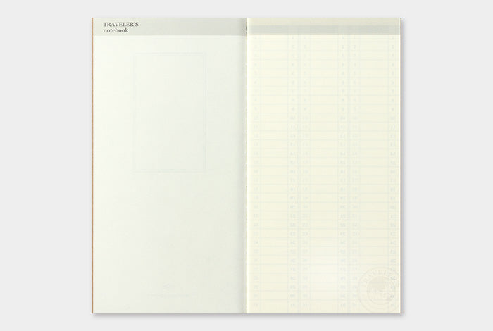 Traveler&#39;s Notebook Company - Wochenübersicht (018)