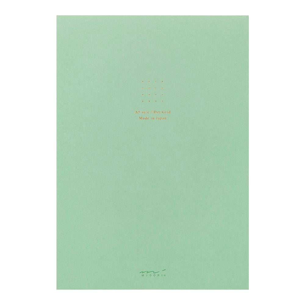 Midori Schreibblock Color Dot - Green