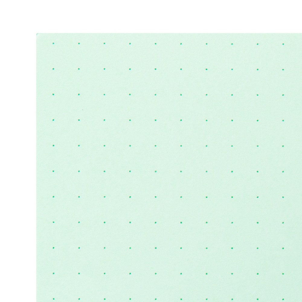 Midori Schreibblock Color Dot - Green
