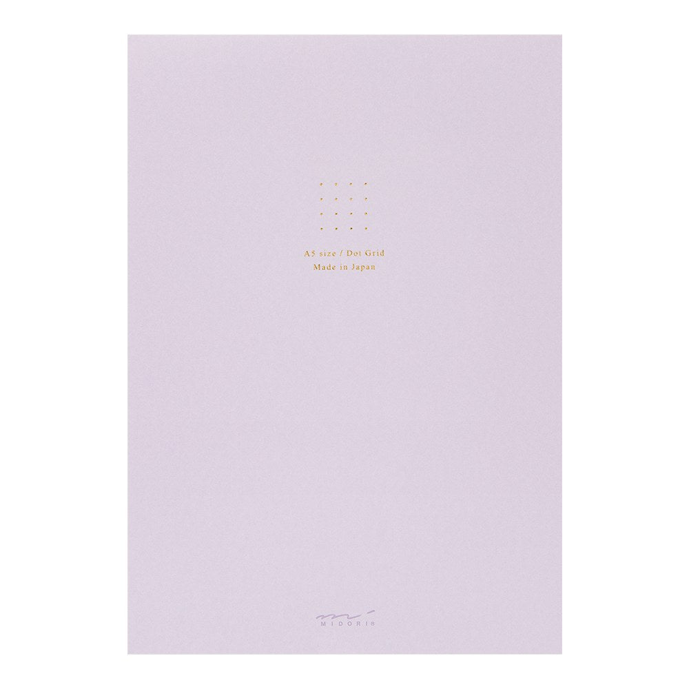 Midori Schreibblock Color Dot - Purple